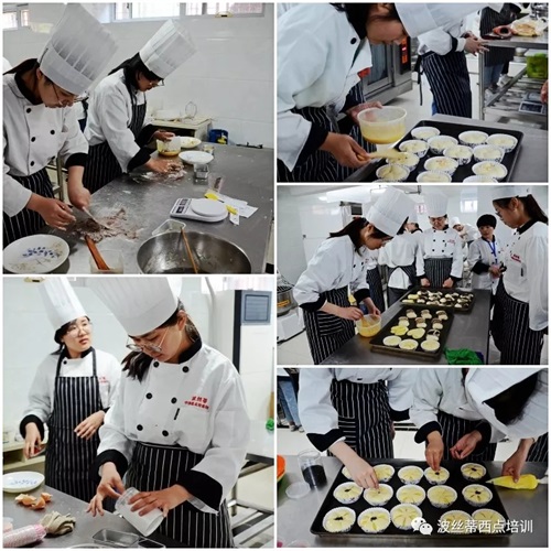 大學生在波絲蒂西點學校參加技能培訓 收獲滿滿 大學生在波絲蒂西點學校參加技能培訓 收獲滿滿